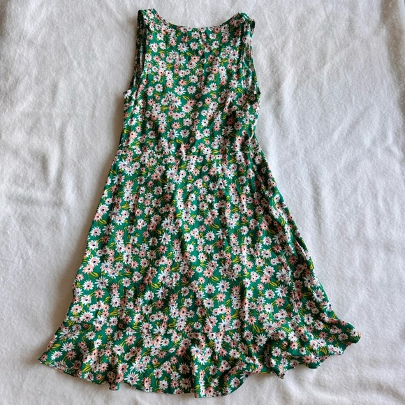 Lush Mini Wrap Sweetheart Dress Floral Size Small - Picture 5 of 8